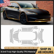 Matte PPF For Tesla Model 3 2024-2026 PreCut Paint Protection Kit - Full Vehicle picture
