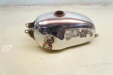 Hodaka Chrome Fuel Petrol Gas Tank SOLID 31 *2525 picture