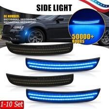 1-10 Set LED Side Marker Lights Front Rear Set For 15 16 17 18-23 Chrysler 300 picture