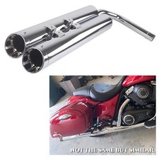 4.0'' Pipes for Kawasaki Vulcan 1700 Vaquero, Voyager, Kawasaki Vulcan S Models picture