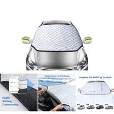 Heavy Duty Car Windshield Snow Cover Winter Ice Frost Protector For Sedan SUV picture