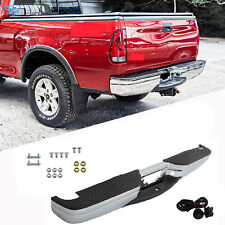 Rear Step Bumper For 1997-2004 Ford F-150 1997-1999 Ford F-250 Chrome Steel picture