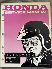 HONDA SERVICE MANUAL1 9 8 5 - 2 0 04CH80ELITE®© HONDA picture