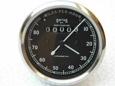 Replica Smiths 2:1 Ratio Speedometer 80 Mph For Royal Enfield Bsa Norton Triumph picture
