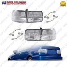 JDM EK All Clear 4PCS Rear Tail Light For 1996-2000 Honda Civic EX Si 2D Coupe picture