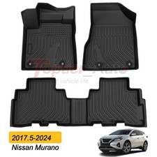 For 2017.5-2024 Nissan Murano Floor Mats All Weather Liners - OEM Quality Rubber picture