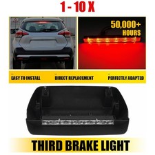 1-10x High Mount Brake Red Light Clear Lens For 2017-20 Nissan Kicks 26590-5RA0A picture