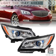 For Buick LaCrosse 2014-16 Projector Headlights Halogen w/LED DRL Right+Left picture