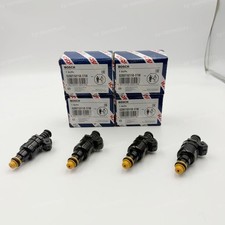 4pc FUEL INJECTORS 0280150158 FOR 1981-1990 PORSCHE 944 924 S 2.5L L4 BOSCH picture