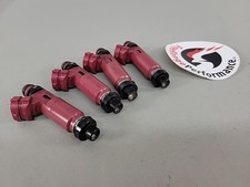 1999-2000 NB Mazda Miata Fuel Injectors 1.8 BP4W Denso OEM Red qty 4 MX5 MX-5 picture