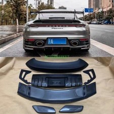 Carbon Fiber FRP Rear Trunk Spoiler Wing For Porsche 911 992 Carrera GT3 Style picture
