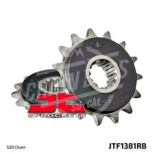 JT Sprockets 520 Front Sprocket Rubber Cushioned Steel 15T Natural JTF1381.15RB picture