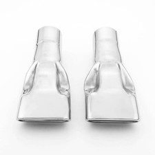 2PCS Exhaust Tips Fit For 1969 1970 Ford Mustang Stainless Steel Weld On Polish picture