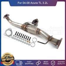 FRONT FLEX Y-PIPE Fit for 2003-2008 Honda Accord/Acura TL 3.0L/3.2L Direct-Fit picture