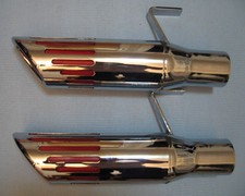 1971-74 Roadrunner Charger 3 ‘inch Stainless slotted tips picture
