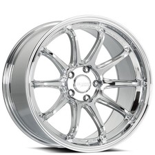 18x9.5/18x10.5 Katana Racing Wheels HR06 Chrome Rims (4pcs) picture