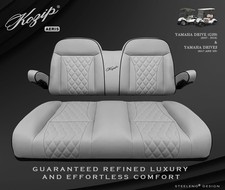 'KOZIP' YAMAHA G29 / Drive2 GOLF CART FRONT SEAT/BACKREST CUSHION SET (GRAY) picture