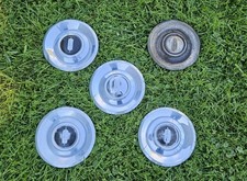 Set of 5 1966- 1967 OLDSMOBILE TORONADO Dog Dish Hubcaps Wheel Center Hub Caps 4 picture