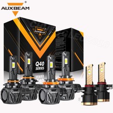 AUXBEAM Q40 Series 9005 H11 5202 LED Headlights High Low Fog Light White CANBUS picture