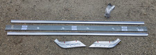 1957 57 Ford Fairlane 500 Rocker Panel Trim Molding w/ Extensions & Clips OEM picture