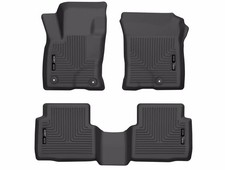 Husky WeatherBeater Front/2nd Row Floor Mats 3pc Fits 2020-2023 Escape Black picture