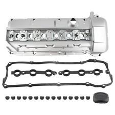 Aluminum Valve Cover w/ Gasket & Bolts for BMW E46 E39 325XI 330CI 330I M52 M54 picture