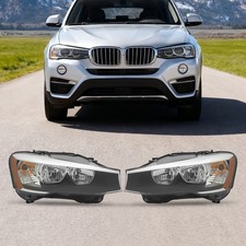 For 2015-2017 BMW X3 & X4 Halogen Headlights with Bulb Headlamps Left+Right Set picture