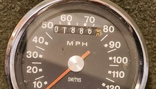 Vintage SMITHS of UK Motorcycle Speedometer SSM 5007/02 1600 TPM 120 BSA Triumph picture