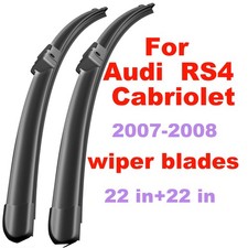 For Audi RS4 Cabriolet 2007-2008 Windshield Wiper Blades 22 in+22 in OEM Front picture