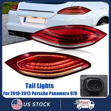 For Porsche Panamera 2010-2013 Red Rear Lamps Assembly LED Tail Lights LH & RH picture