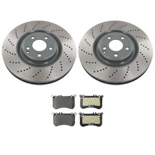 Wagner Front Rotors Hella Low-Met Disc Brake Pads Kit For BENZ C218 CLS550 12-14 picture