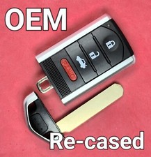 Re-cased OEM 2009 - 2014 Acura TL Smart Key 4B Trunk - M3N5WY8145 picture