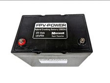 12 Volt - Lithium LifePO4 Starting Battery - 1900 CCA - Group 24 - NEW picture