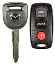 NEW Mazda 3/6 Hatchback/Wagon 2004 - 2009 Chipped Key + Remote Fob KPU41846 picture