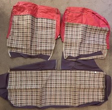 Vintage NOS Front Seat Covers 1953 - 57 Chevy Pontiac Olds 88 & Other 2-Door Car picture