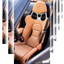 PORSCHE 911/918 GT3 RS GT2 RS PROTECTIVE LEATHER COVER Cognac STITCHING picture
