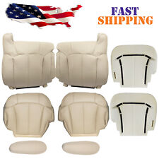For 2000 2001 2002 Chevy Tahoe Replacement Front Seat Cover Light Tan & Foam picture
