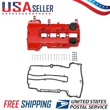 Red Aluminum Valve Cover Kit for Chevy Cruze Sonic 1.4L Turbo w/ Gasket Bolts picture