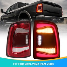 Pair Red w/o Blind Spot Tail Lights For Dodge RAM 2019-2024 2500 3500 Lamp LH RH picture