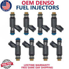 8pcs OEM DENSO Fuel Injectors for 2002-2007 Chevrolet & GMC 5.3L V8 #25326903 picture