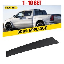 For 2019-2026 RAM 1500 Left Door Window B Pillar Applique 1-10 Front Matte Black picture