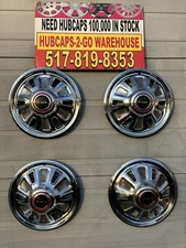 1967 Pontiac Firebird  Tempest Hubcaps 4 Nice Oem Hard To Find Used  Condition picture