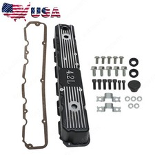 New Aluminum Valve Cover w/ Gasket & Bolt & Oil Cap For 1981-1986 Jeep CJ7 4.2L picture