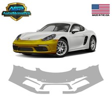 Precut Paint Protection Film (PPF) for 2017-2024 Cayman / Boxster Front Bumper picture