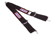 RJS Safety 16001901 Shoulder SFI Harness, Latch&Link, 37 in Long, Bolt-On, Black picture