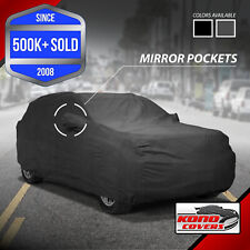 2016 2017 2018 JEEP GRAND CHEROKEE BREATHABLE CAR COVER W/MIRROR POCKET BLACK picture