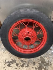 Ford Model A T 1920's 1930's 19 Inch Wire Spoke Wheel Rim and Tire picture