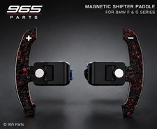BMW FORGED CARBON FIBER MAGNETIC PADDLE SHIFTER COMPATIBLE WITH MOST F/G SERIES picture