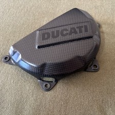 Ducati 899 1199 1299 V2 Panigale CARBON FIBER Clutch Cover 9645011B OEM as new picture