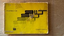 Owner's manual for 1972 Porsche 911T picture